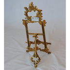 イーゼル S スモール 皿立て ゴールド エレガント ロココ 真鍮 ブラス イタリア製 アンティーク調 雑貨 388013