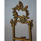 イーゼル S スモール 皿立て ゴールド エレガント ロココ 真鍮 ブラス イタリア製 アンティーク調 雑貨 388013