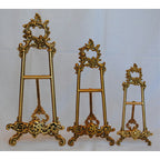 イーゼル S スモール 皿立て ゴールド エレガント ロココ 真鍮 ブラス イタリア製 アンティーク調 雑貨 388013