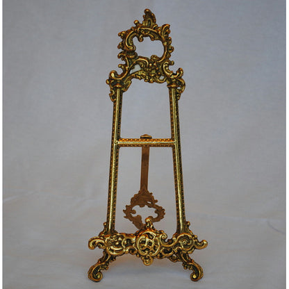 イーゼル Mini ミニ 皿立て ゴールド エレガント ロココ 真鍮 ブラス イタリア製 アンティーク調 雑貨 388014