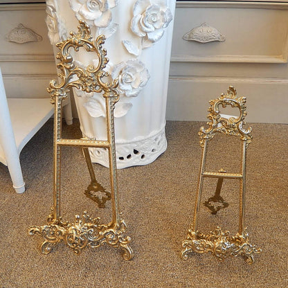 イーゼル Mini ミニ 皿立て ゴールド エレガント ロココ 真鍮 ブラス イタリア製 アンティーク調 雑貨 388014