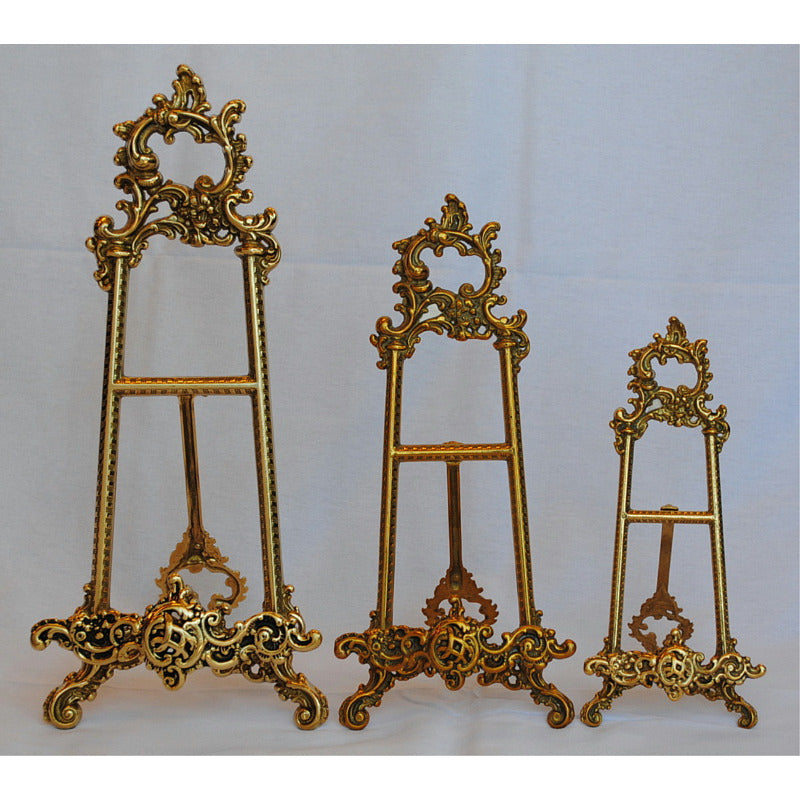 イーゼル Mini ミニ 皿立て ゴールド エレガント ロココ 真鍮 ブラス イタリア製 アンティーク調 雑貨 388014