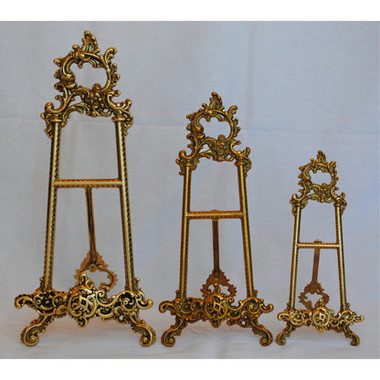 イーゼル Mini ミニ 皿立て ゴールド エレガント ロココ 真鍮 ブラス イタリア製 アンティーク調 雑貨 388014