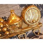 キーハンガー 壁掛けフック 葡萄 ワイン 樽 おしゃれ フック アンティーク調 金色 ゴールド 雑貨 真鍮製 ブラス イタリー製 スティラーズ STILARS 388030