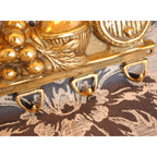 キーハンガー 壁掛けフック 葡萄 ワイン 樽 おしゃれ フック アンティーク調 金色 ゴールド 雑貨 真鍮製 ブラス イタリー製 スティラーズ STILARS 388030