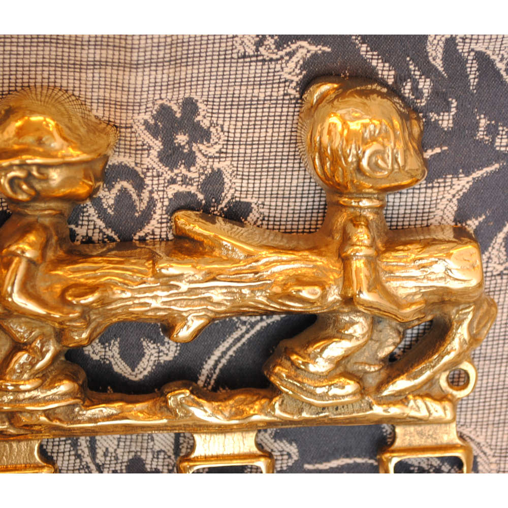 キーハンガー 壁掛けフック チルドレン ボーイズ おしゃれ フック アンティーク調 金色 ゴールド 雑貨 真鍮製 ブラス イタリー製 スティラーズ STILARS 388031