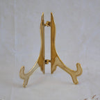 皿立て イーゼル Ｓサイズ 光沢仕上げ ゴールド エレガント ロココ 真鍮雑貨 真鍮 ブラス イタリア製 アンティーク調 雑貨 スティラーズ STILARS 388136