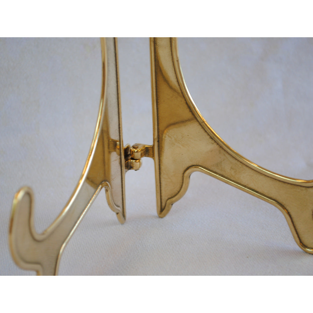 皿立て イーゼル Ｓサイズ 光沢仕上げ ゴールド エレガント ロココ 真鍮雑貨 真鍮 ブラス イタリア製 アンティーク調 雑貨 スティラーズ STILARS 388136