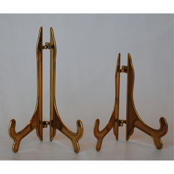 皿立て イーゼル Ｓサイズ 光沢仕上げ ゴールド エレガント ロココ 真鍮雑貨 真鍮 ブラス イタリア製 アンティーク調 雑貨 スティラーズ STILARS 388136