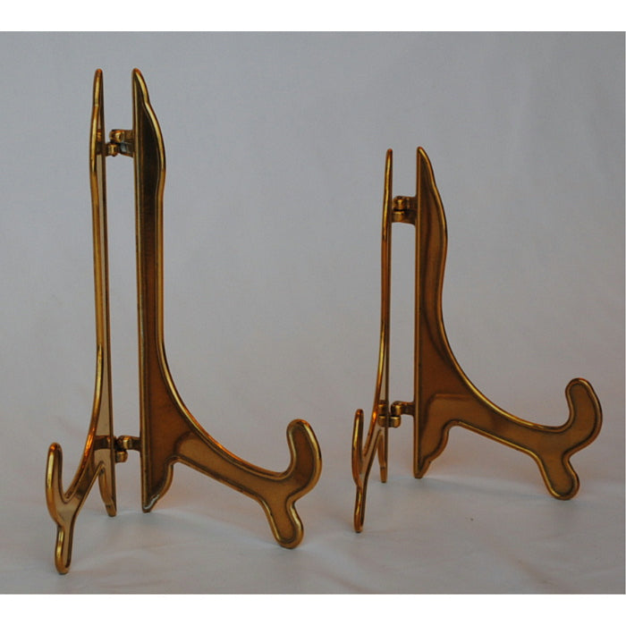 皿立て イーゼル Ｓサイズ 光沢仕上げ ゴールド エレガント ロココ 真鍮雑貨 真鍮 ブラス イタリア製 アンティーク調 雑貨 スティラーズ STILARS 388136