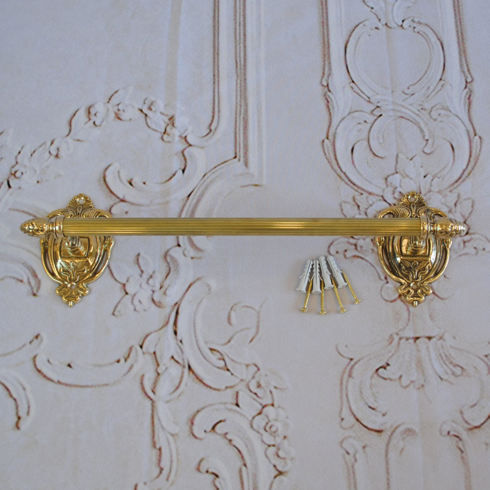 ハンガー オシャレ タオルハンガー タオル掛け 雑貨 イタリアン クラシック ゴールド イタリー製 インテリア雑貨 金 真鍮 ブラス スティラーズ STILARS 388167