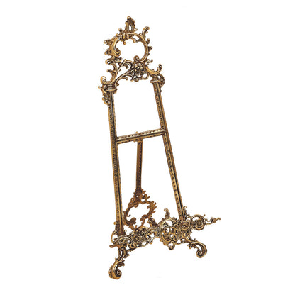 イーゼル M ミディアム 皿立て ゴールド エレガント ロココ 真鍮 ブラス イタリア製 アンティーク調 雑貨 388216