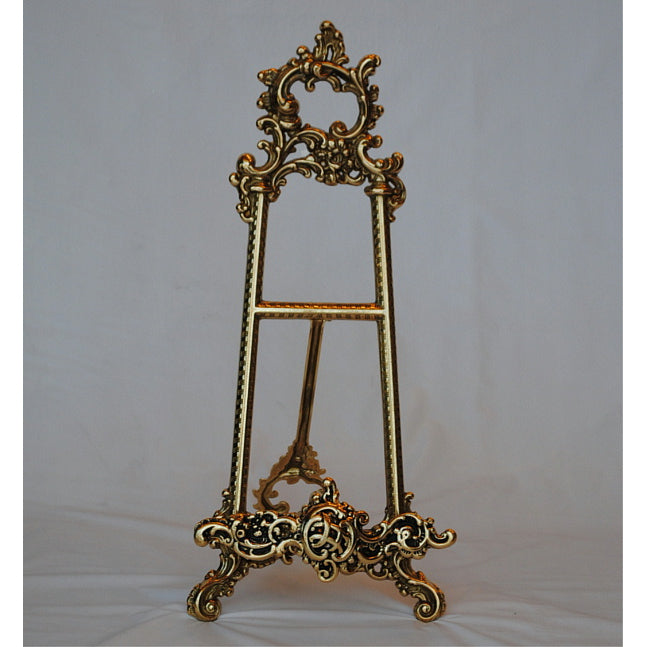 イーゼル M ミディアム 皿立て ゴールド エレガント ロココ 真鍮 ブラス イタリア製 アンティーク調 雑貨 388216