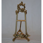 イーゼル M ミディアム 皿立て ゴールド エレガント ロココ 真鍮 ブラス イタリア製 アンティーク調 雑貨 388216