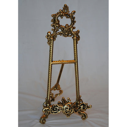 イーゼル M ミディアム 皿立て ゴールド エレガント ロココ 真鍮 ブラス イタリア製 アンティーク調 雑貨 388216