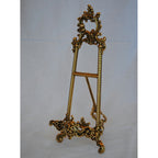 イーゼル M ミディアム 皿立て ゴールド エレガント ロココ 真鍮 ブラス イタリア製 アンティーク調 雑貨 388216