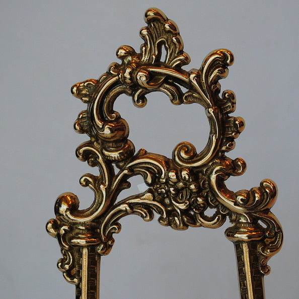 イーゼル M ミディアム 皿立て ゴールド エレガント ロココ 真鍮 ブラス イタリア製 アンティーク調 雑貨 388216