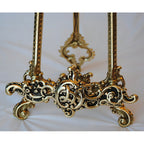 イーゼル M ミディアム 皿立て ゴールド エレガント ロココ 真鍮 ブラス イタリア製 アンティーク調 雑貨 388216