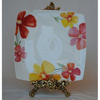 イーゼル M ミディアム 皿立て ゴールド エレガント ロココ 真鍮 ブラス イタリア製 アンティーク調 雑貨 388216