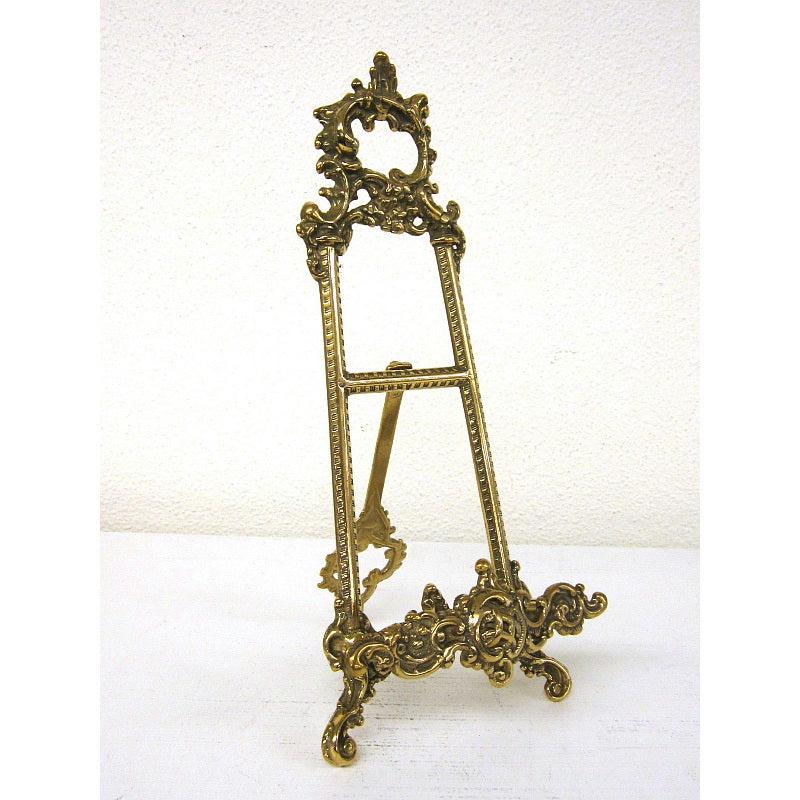 イーゼル M ミディアム 皿立て ゴールド エレガント ロココ 真鍮 ブラス イタリア製 アンティーク調 雑貨 388216
