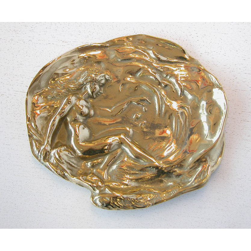 灰皿 シュートレイ プレート キートレイ ヴィーナス 女神 STILARS スティラーズ 真鍮 ブラス イタリア製 アンティーク調 雑貨 388278