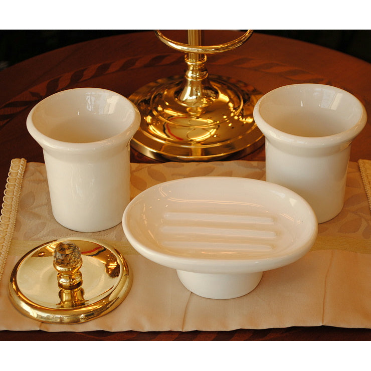 コスメツリー ソープデュッシュ イタリア製 おしゃれ 陶器 イタリアンクラシック 真鍮 ブラス製 かわいい サニタリー 洗面 インテリア雑貨 置物 388311