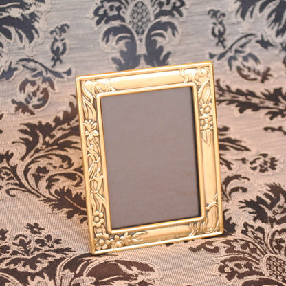 フォトフレーム 写真立て おしゃれ アンティーク調 フィオーリ 金色 縦タイプ 真鍮雑貨 真鍮製 ブラス イタリー製 スティラーズ STILARS 388321