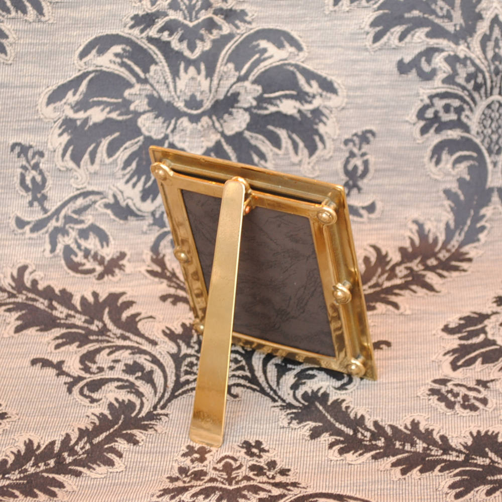 フォトフレーム 写真立て おしゃれ アンティーク調 フィオーリ 金色 縦タイプ 真鍮雑貨 真鍮製 ブラス イタリー製 スティラーズ STILARS 388321