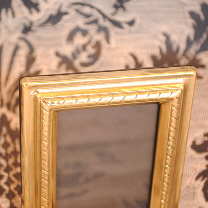 フォトフレーム 写真立て おしゃれ アンティーク調 額縁スタイル 金色 縦タイプ 真鍮雑貨 真鍮製 ブラス イタリー製 スティラーズ STILARS 388322