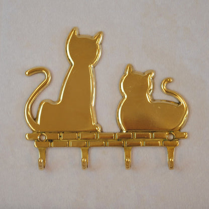 キーラック キーハンガー 壁掛けフック 猫 キャット CAT 真鍮製 真鍮雑貨 雑貨 鍵掛け イタリア製 インテリア雑貨 金 真鍮 ブラス スティラーズ STILARS 388355