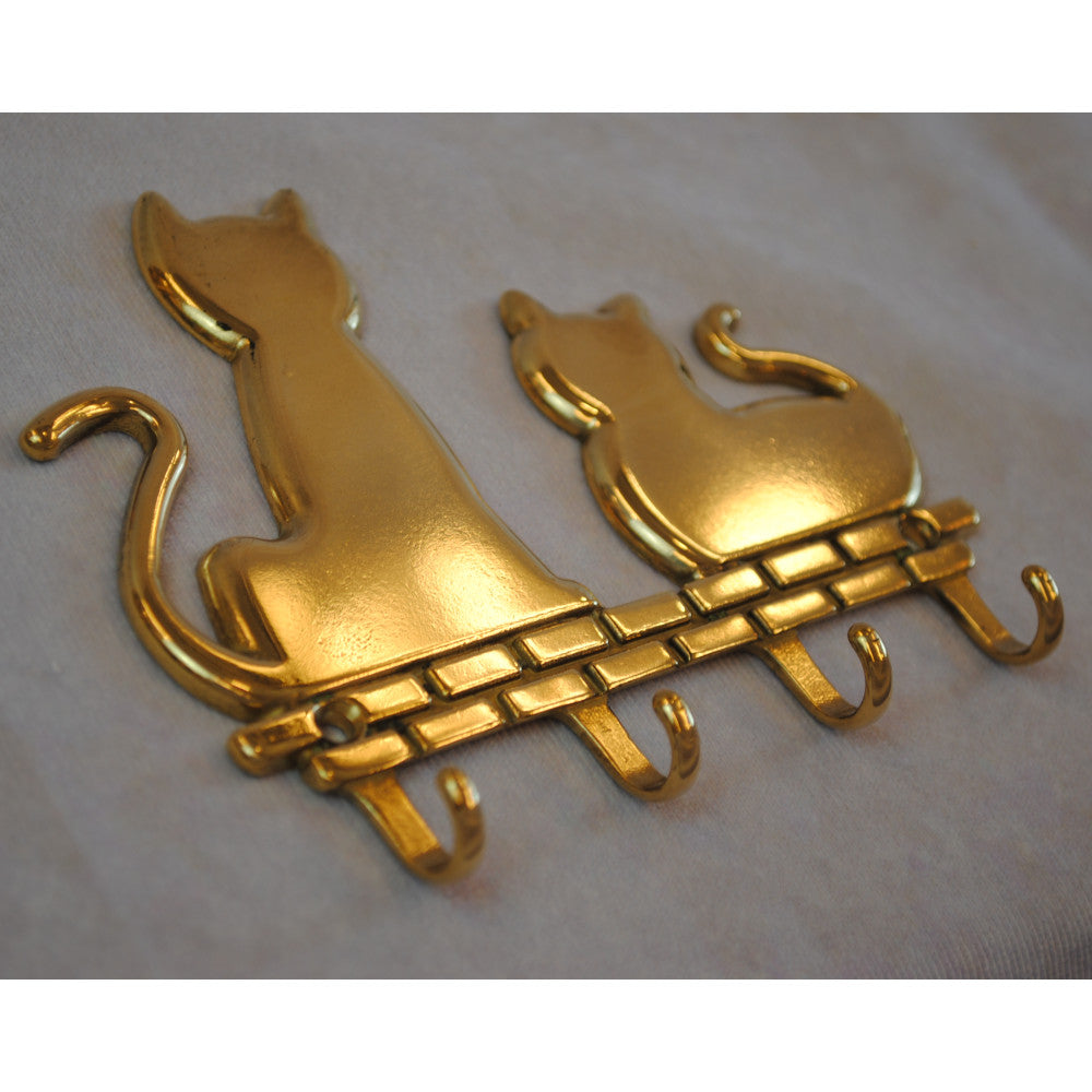 キーラック キーハンガー 壁掛けフック 猫 キャット CAT 真鍮製 真鍮雑貨 雑貨 鍵掛け イタリア製 インテリア雑貨 金 真鍮 ブラス スティラーズ STILARS 388355