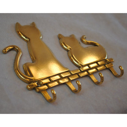 キーラック キーハンガー 壁掛けフック 猫 キャット CAT 真鍮製 真鍮雑貨 雑貨 鍵掛け イタリア製 インテリア雑貨 金 真鍮 ブラス スティラーズ STILARS 388355