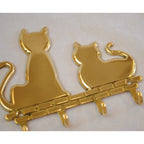 キーラック キーハンガー 壁掛けフック 猫 キャット CAT 真鍮製 真鍮雑貨 雑貨 鍵掛け イタリア製 インテリア雑貨 金 真鍮 ブラス スティラーズ STILARS 388355