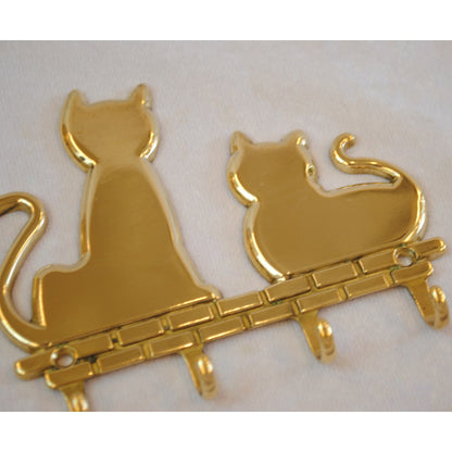 キーラック キーハンガー 壁掛けフック 猫 キャット CAT 真鍮製 真鍮雑貨 雑貨 鍵掛け イタリア製 インテリア雑貨 金 真鍮 ブラス スティラーズ STILARS 388355