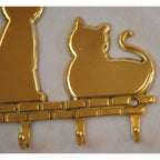 キーラック キーハンガー 壁掛けフック 猫 キャット CAT 真鍮製 真鍮雑貨 雑貨 鍵掛け イタリア製 インテリア雑貨 金 真鍮 ブラス スティラーズ STILARS 388355