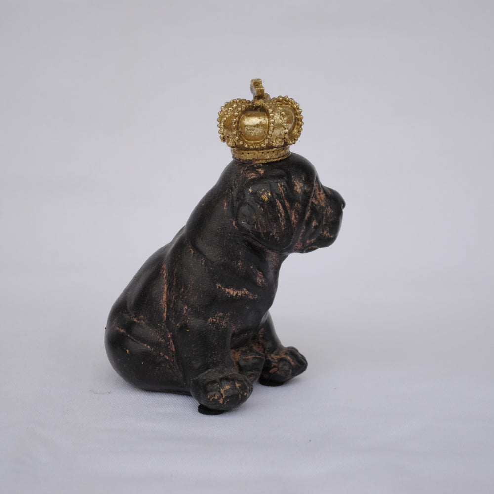 クラウンドッグ オブジェ クラウン dog ラブラドール 陶器 オーナメント 子犬 犬 子供 DavidHome 44311DG