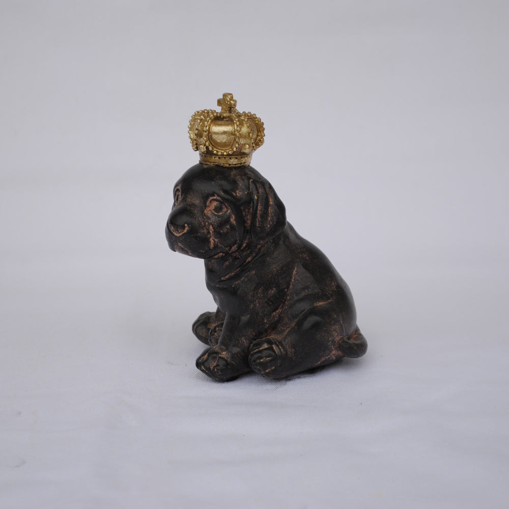 クラウンドッグ オブジェ クラウン dog ラブラドール 陶器 オーナメント 子犬 犬 子供 DavidHome 44311DG