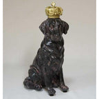 クラウンドッグ ドッグオブジェ クラウン dog ラブラドール 陶器 オーナメント 犬 DavidHome 44312DG