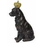 クラウンドッグ ドッグオブジェ クラウン dog ラブラドール 陶器 オーナメント 犬 DavidHome 44312DG