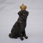 クラウンドッグ ドッグオブジェ クラウン dog ラブラドール 陶器 オーナメント 犬 DavidHome 44312DG