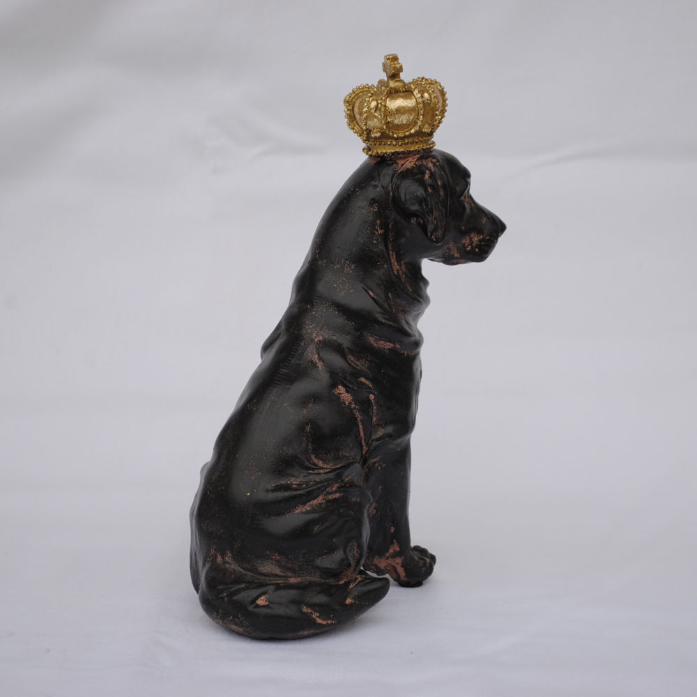クラウンドッグ ドッグオブジェ クラウン dog ラブラドール 陶器 オーナメント 犬 DavidHome 44312DG
