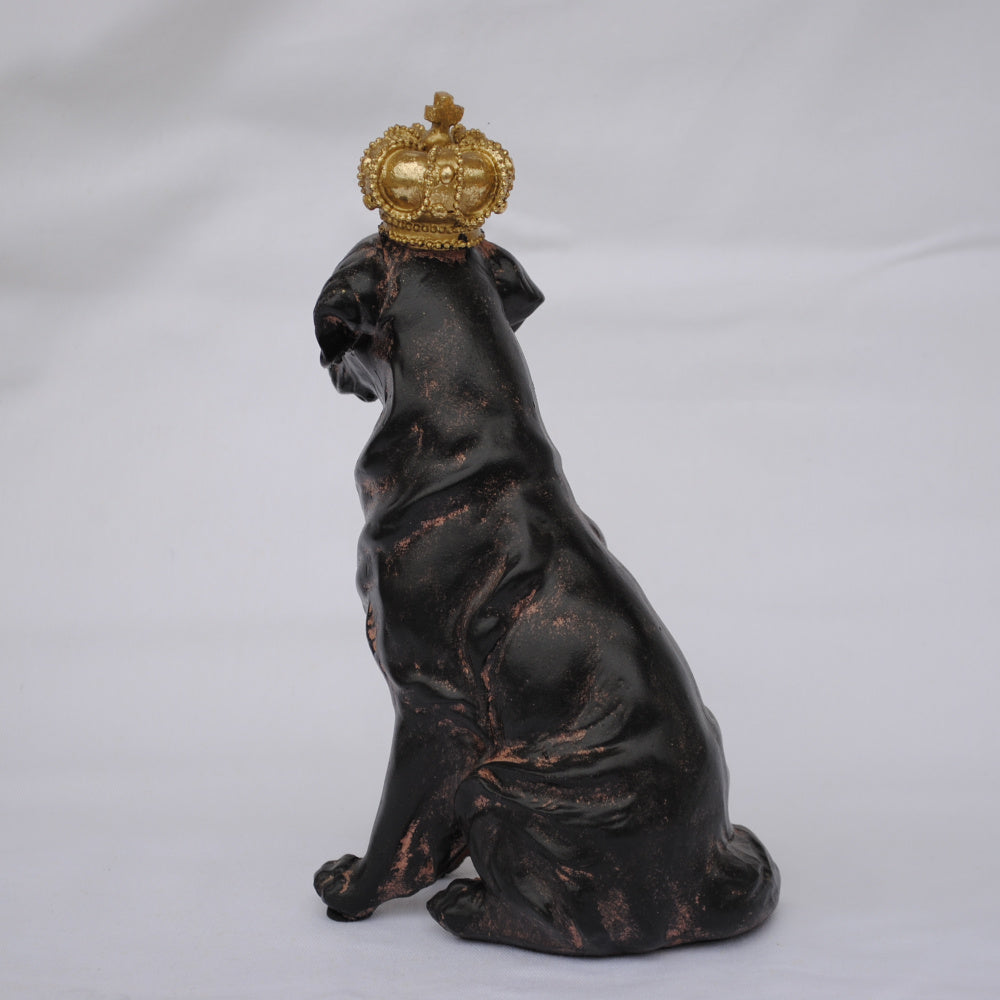クラウンドッグ ドッグオブジェ クラウン dog ラブラドール 陶器 オーナメント 犬 DavidHome 44312DG