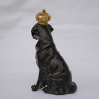 クラウンドッグ ドッグオブジェ クラウン dog ラブラドール 陶器 オーナメント 犬 DavidHome 44312DG