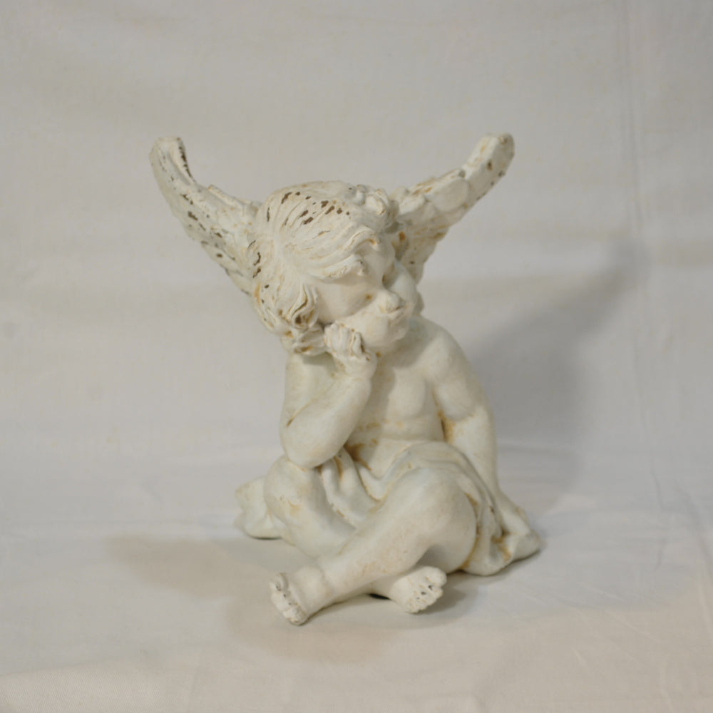 エンジェル置物 オブジェ 天使 天使置物 ホワイト エンジェル 天使オブジェ 置物 天使雑貨 エンジェル雑貨 エステサロン ネイルサロン 54610AL