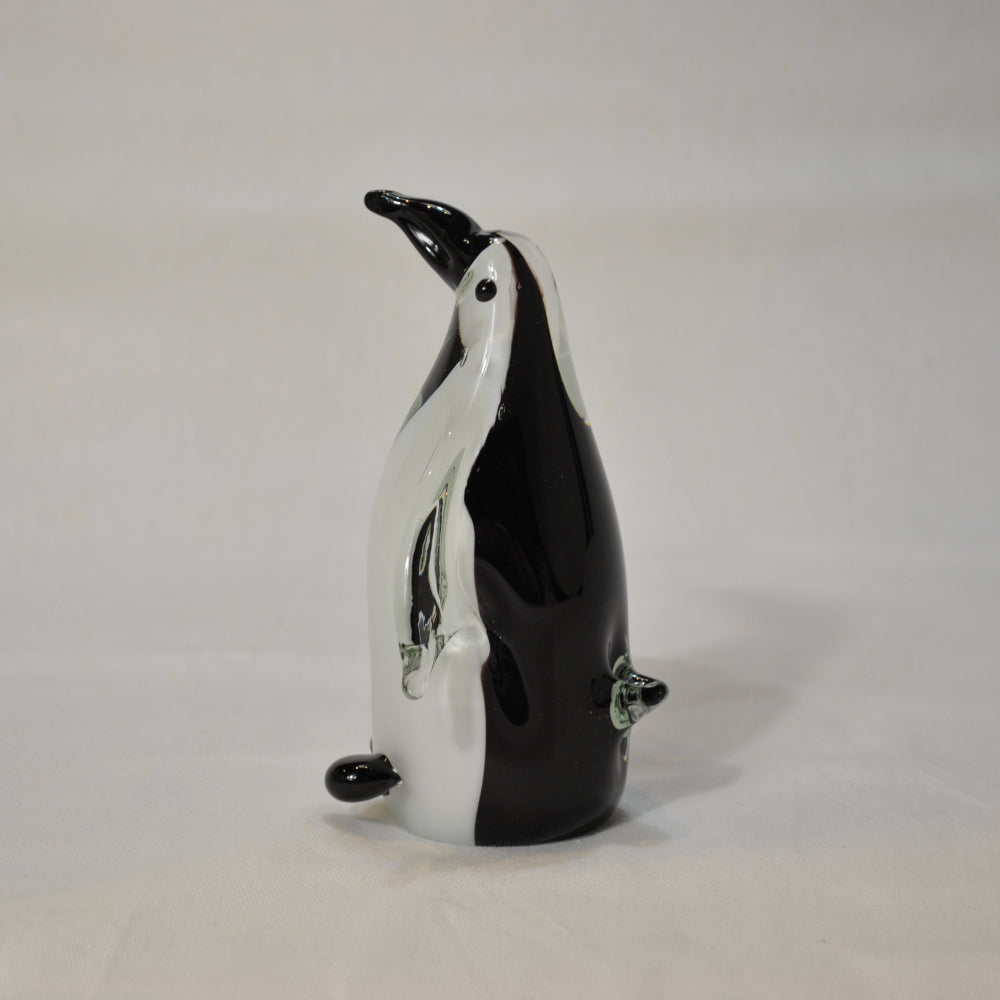 ペンギン 置物 オブジェ ガラスペンギン グラスオブジェ ガラス置物 かわいい インテリア 雑貨 ガラスのオブジェ 65404PG