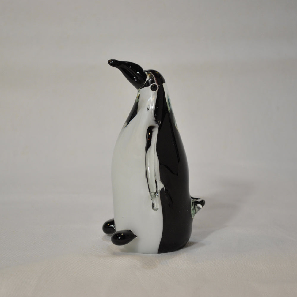 ペンギン 置物 オブジェ ガラスペンギン グラスオブジェ ガラス置物 かわいい インテリア 雑貨 ガラスのオブジェ 65404PG