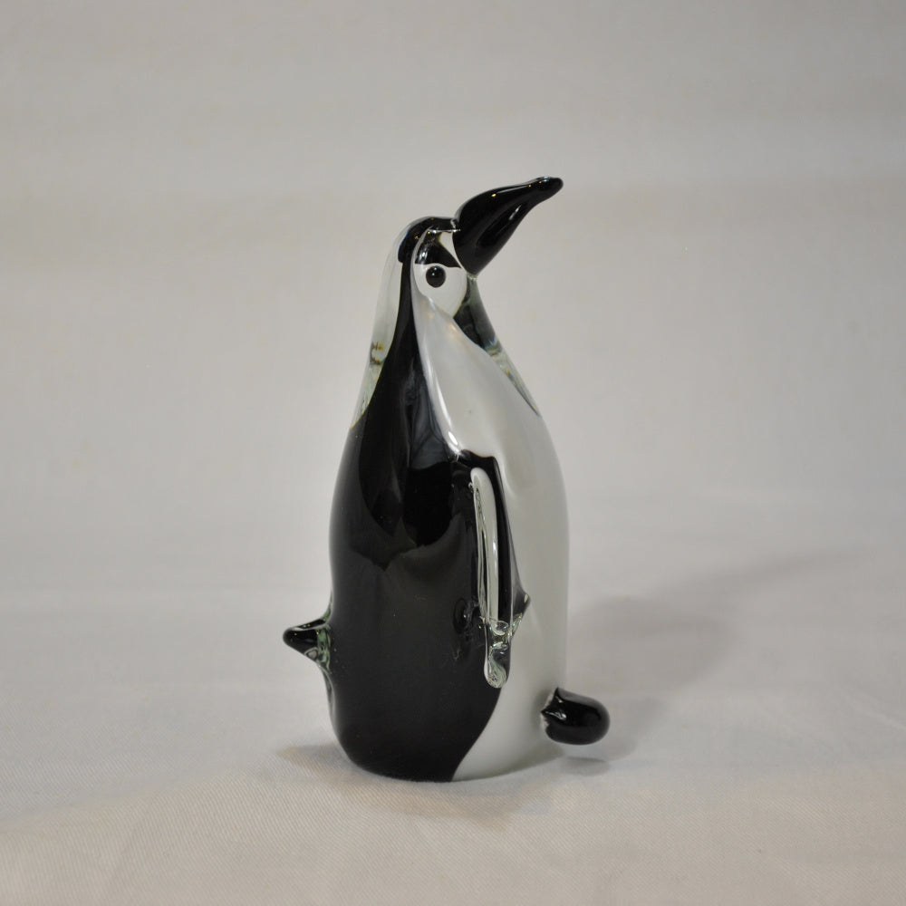ペンギン 置物 オブジェ ガラスペンギン グラスオブジェ ガラス置物 かわいい インテリア 雑貨 ガラスのオブジェ 65404PG