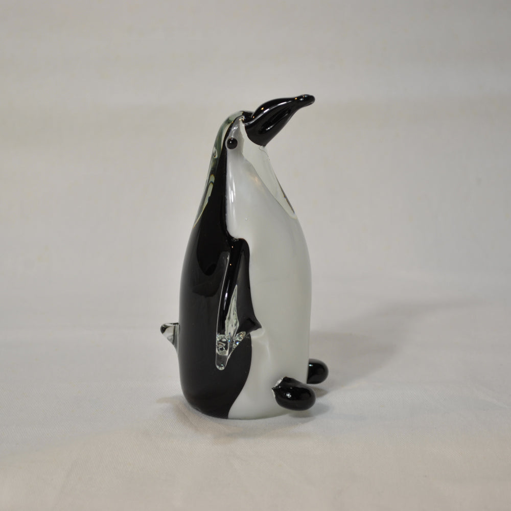 ペンギン 置物 オブジェ ガラスペンギン グラスオブジェ ガラス置物 かわいい インテリア 雑貨 ガラスのオブジェ 65404PG
