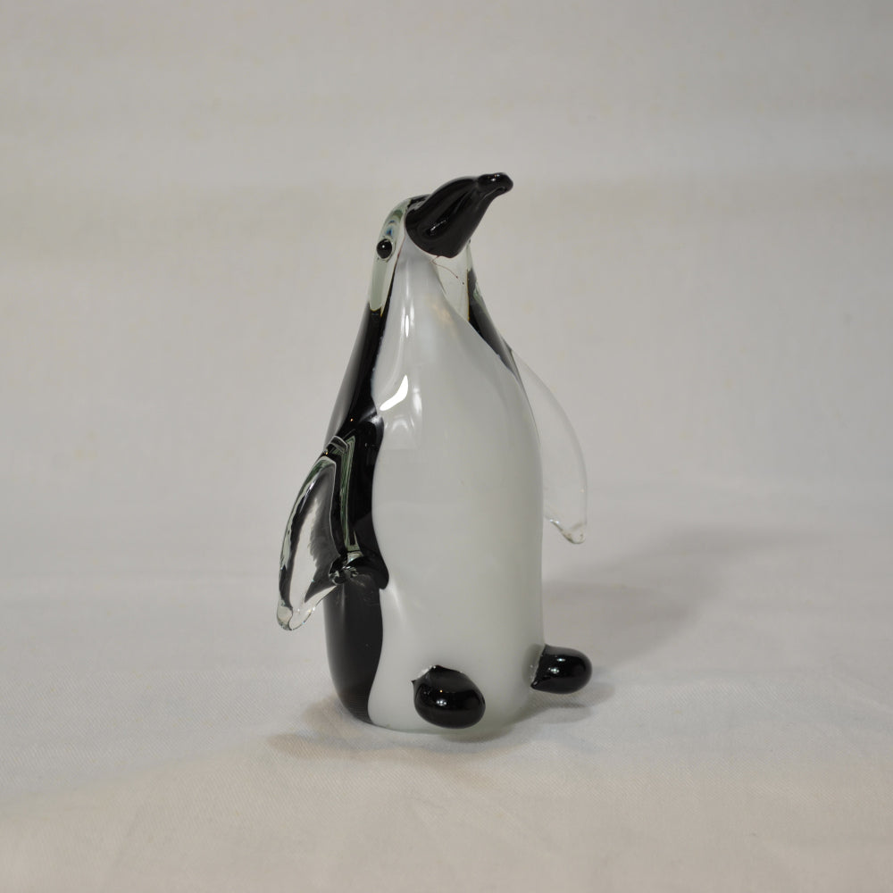ペンギン 置物 オブジェ ガラスペンギン グラスオブジェ ガラス置物 かわいい インテリア 雑貨 ガラスのオブジェ 65404PG