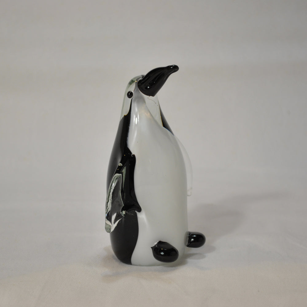 ペンギン 置物 オブジェ ガラスペンギン グラスオブジェ ガラス置物 かわいい インテリア 雑貨 ガラスのオブジェ 65404PG
